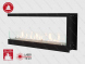 Встроенный биокамин Lux Fire Торцевой 1090 S