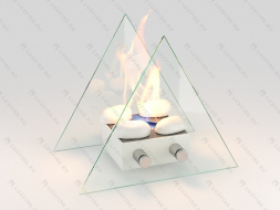 Настольный биокамин Lux Fire Серия 1-2 М