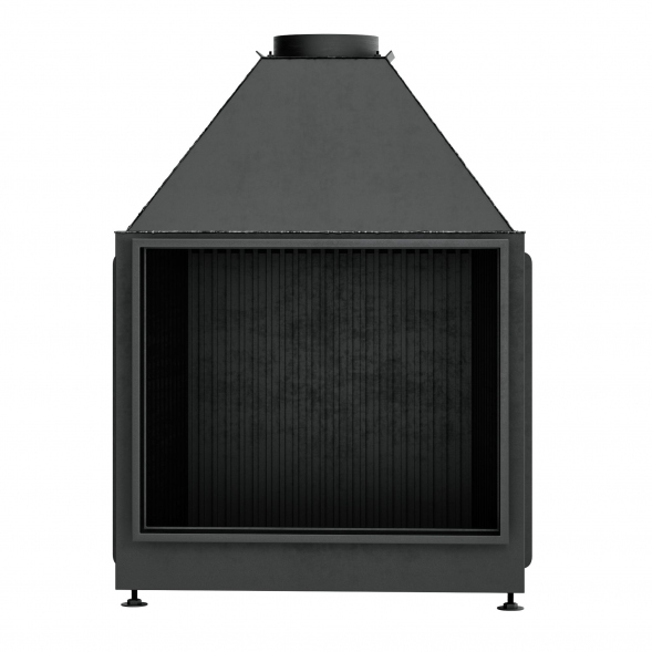Открытая каминная топка FLAT 100/80