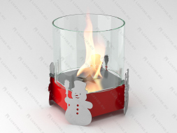 Настольный биокамин Lux Fire &amp;quot;Новогодний&amp;quot; М