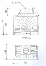 Топка DECO 760 BR