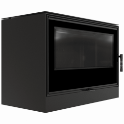 Печь Kratki PRO KARI 95 (Чёрная футеровка, с доводчиком)